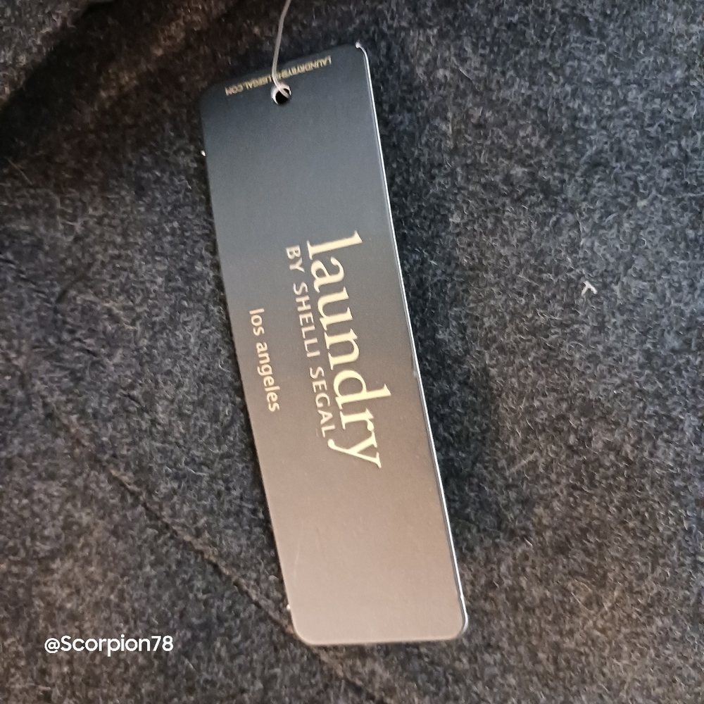 Laundry X Shelli Segal Wool/Faux Fur Parka Military Jacket Size 14 for Women - Picture 8 of 10